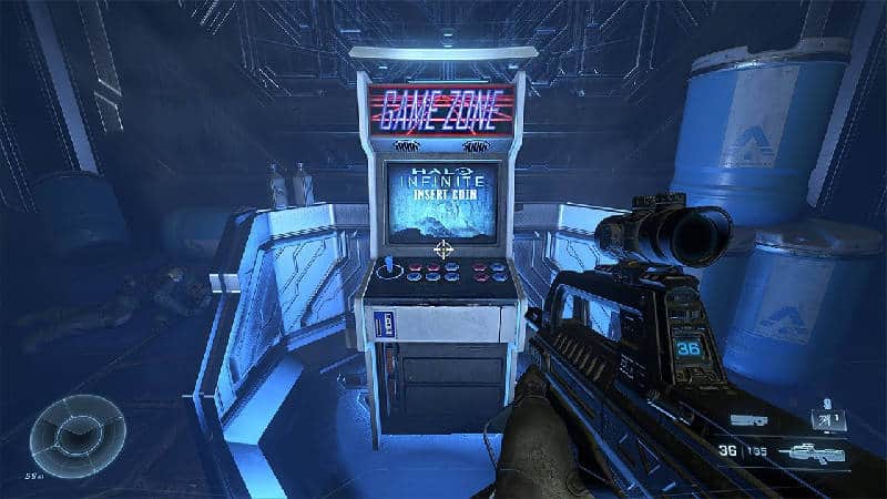 Maquina Arcade de Halo