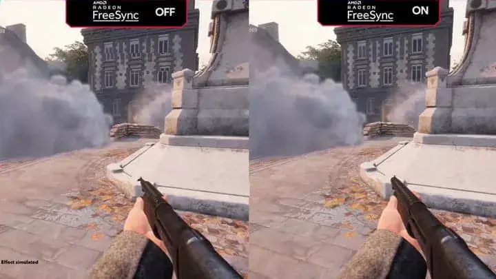 AMD freesync on vs off