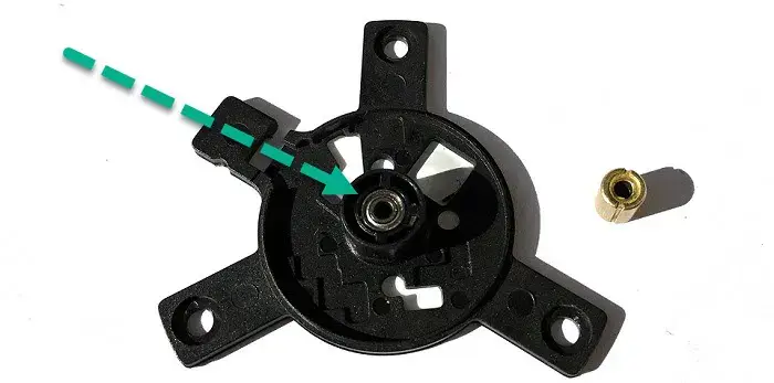 Lubricacion de los rodamientos del ventilador de la grafica